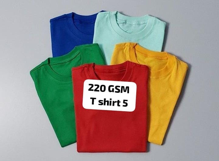 220 GSM Colors T-shirts