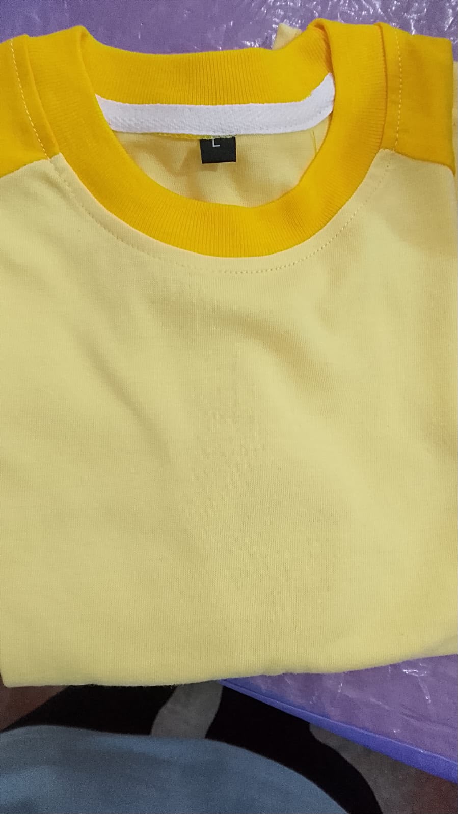 Kids Raglan Yellow